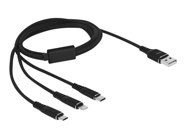Delock Lightning-Kabel, nur zum Aufladen - USB männlich zu Micro-USB Typ B, Lightning, 24 pin USB-C