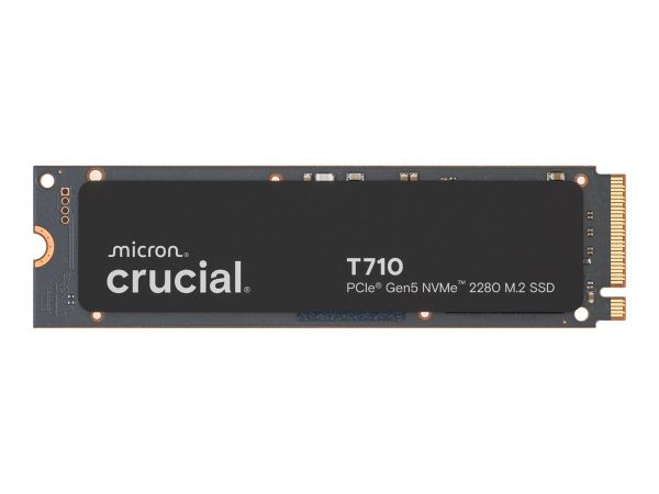 Crucial T710 - SSD - verschlüsselt - 4 TB - intern - M.2 2280 - PCI Express 5.0 (NVMe)