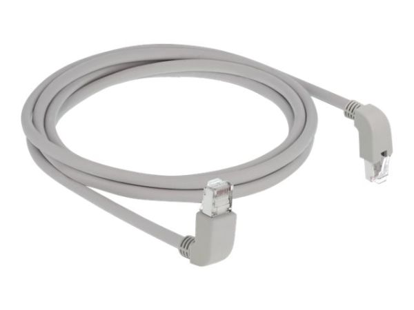 Delock Patch-Kabel - RJ-45 (M) nach oben gewinkelt zu RJ-45 (M)