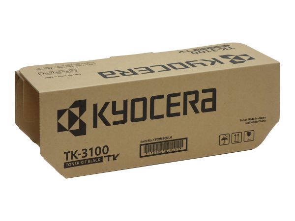 Toner TK-3100 Kit schwarz + Resttonerbehälter f. FS-2100D/DN