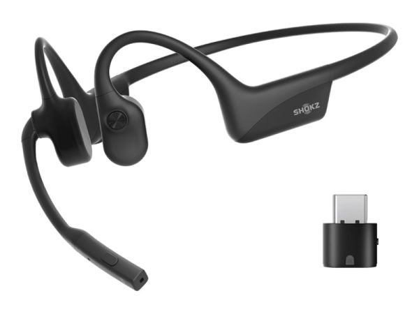 AfterShokz OpenComm 2 Open Ear Kopfhörer Schwarz