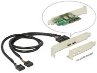 Delock USB-Kabel - USB-C (W) bis 4-Pin-USB 2.0-Header (M)