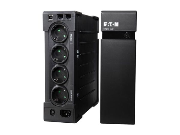Eaton Ellipse ECO 650 DIN - USV (in Rack montierbar/extern) - Wechselstrom 230 V - 400 Watt - 650 VA