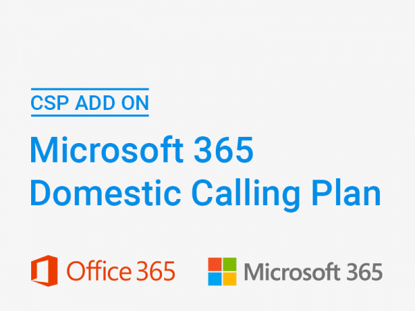 CSP Microsoft 365 Domestic Calling Plan (120min) - Add On