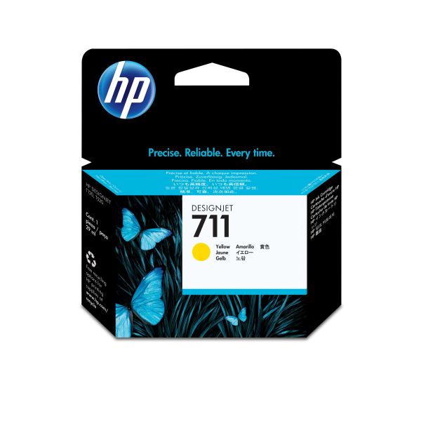 HP Tintenpatrone 711 29-ml gelb